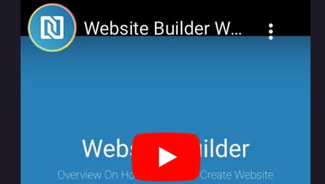 A visually captivating image showing a person building a website using a drag-and-drop builder. The builder interface is visible on the screen, alongside various website elements like images, text blocks, and buttons. In the background, multiple websites and online stores showcase the builder's versatility.