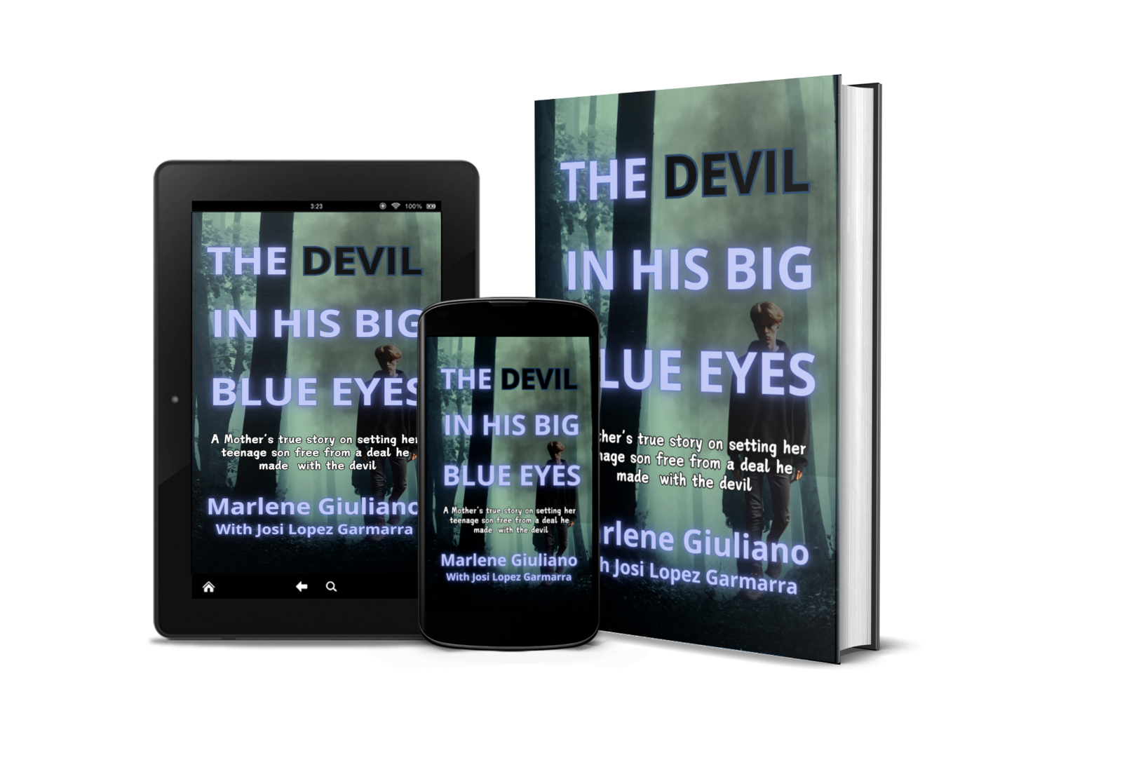 Create an image featuring a hand subtly manipulating a puppet with bright blue eyes. The puppet should be slightly distorted and unsettling, emphasizing the theme of control. Use a muted color palette with hints of red to convey danger.