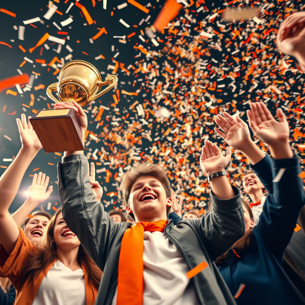 Joyful celebration
