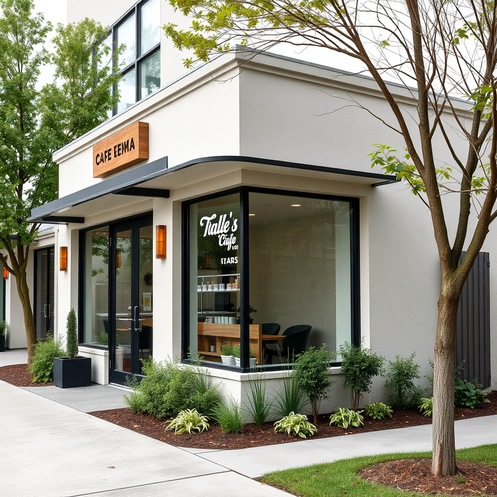 Commercial building exterior renovation