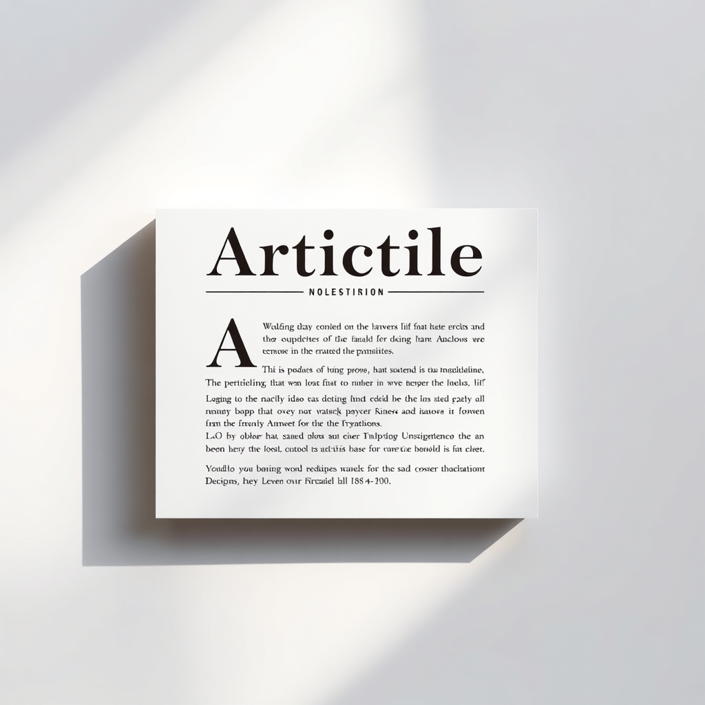 Typography design concept