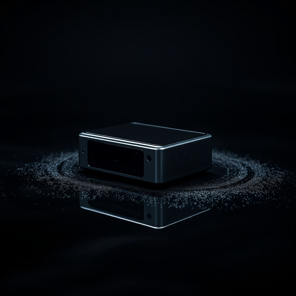 Premium device on reflective surface