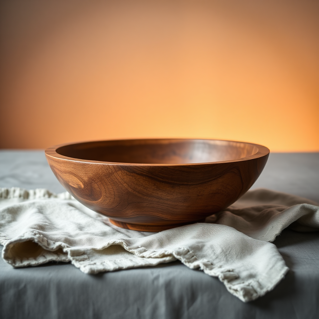 Hand-carved Wooden Bowl