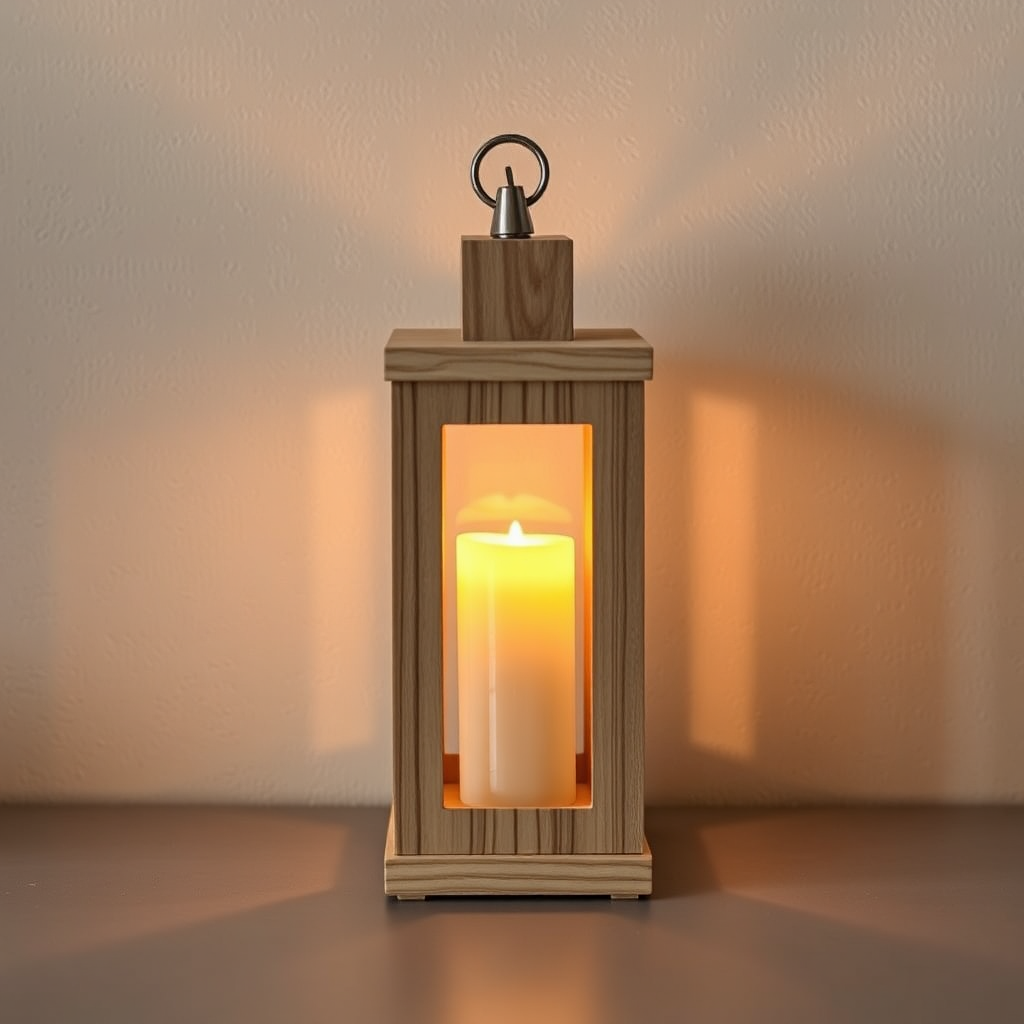 Wooden Lantern Decor