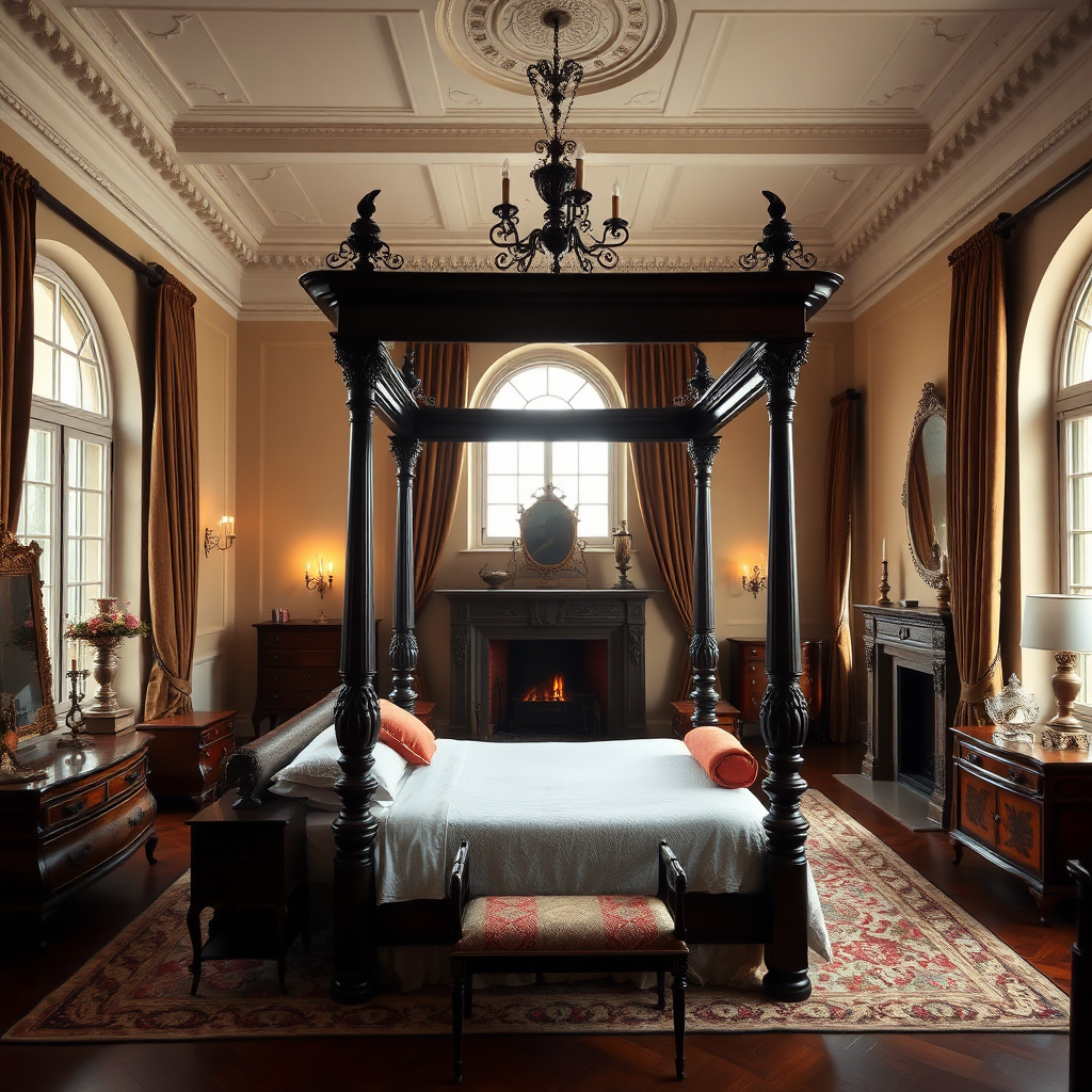 Grand chateau bedroom