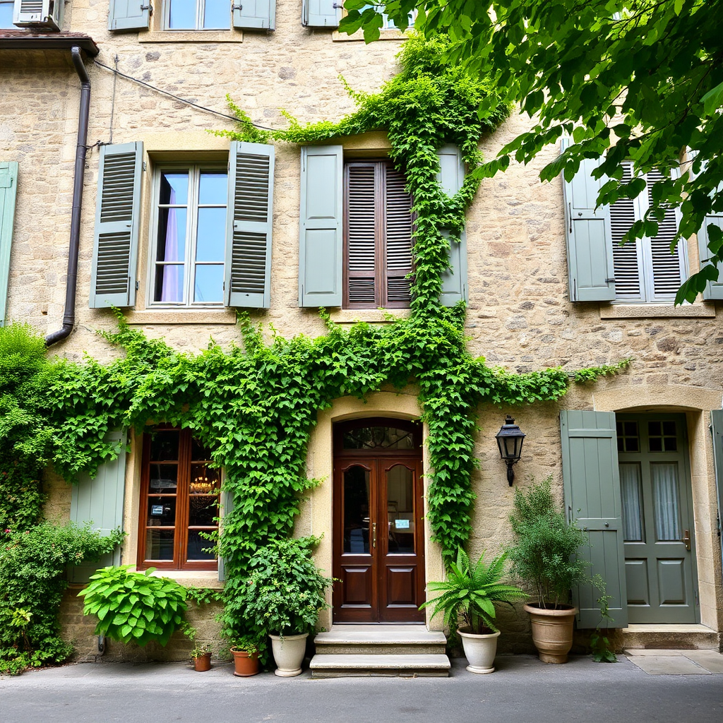 Château de Kergonano apartment front view