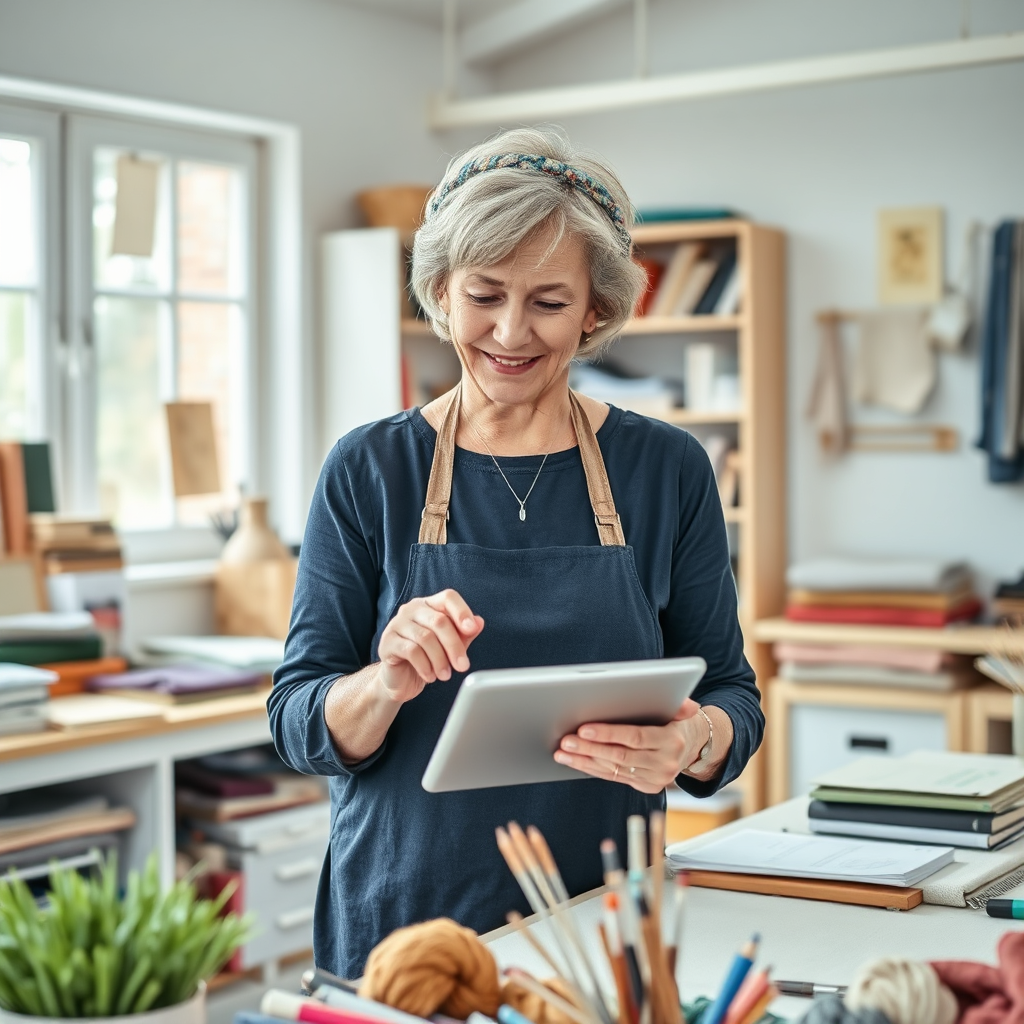 Entrepreneure retraitée