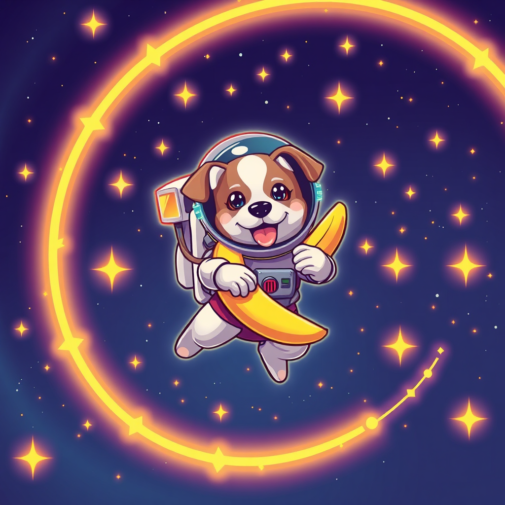 Meme token art for AstroDoge
