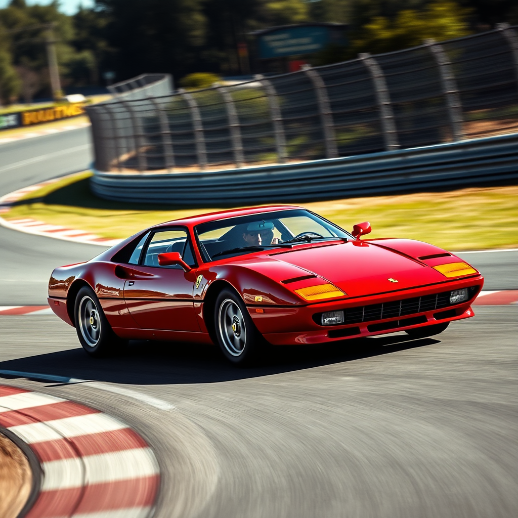 296 GTB on track