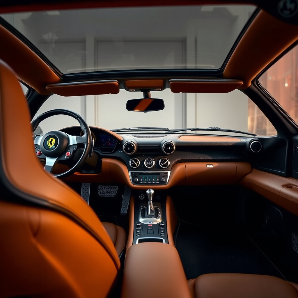 296 GTB interior