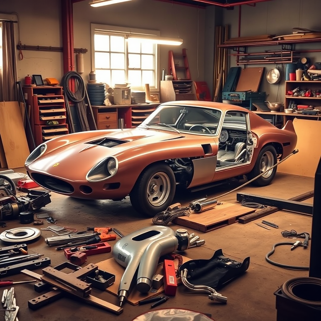 Classic Ferrari restoration