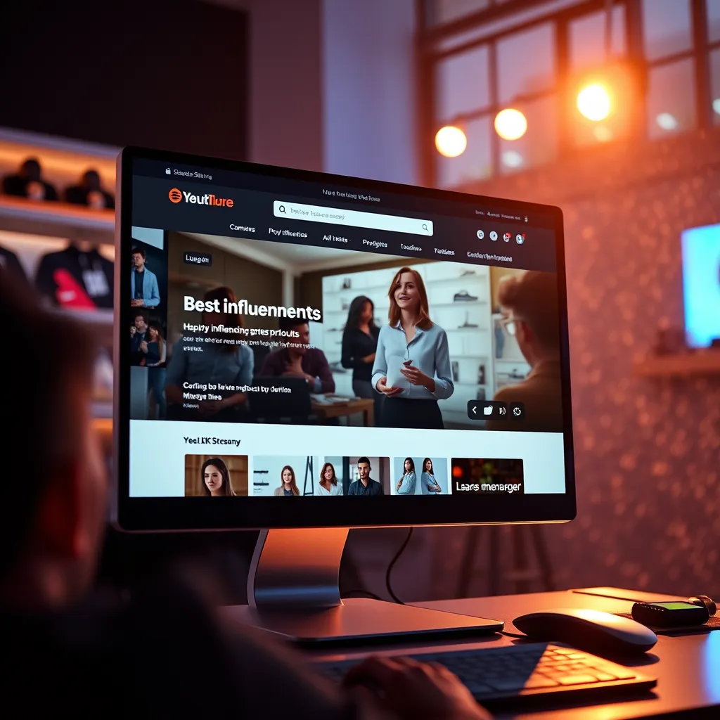 A dynamic and visually appealing image of a computer screen displaying an online store's website, with a live stream playing in the background. The stream features an influencer showcasing products from the store, with viewers actively commenting and interacting. The image should capture the energy and engagement of live commerce.