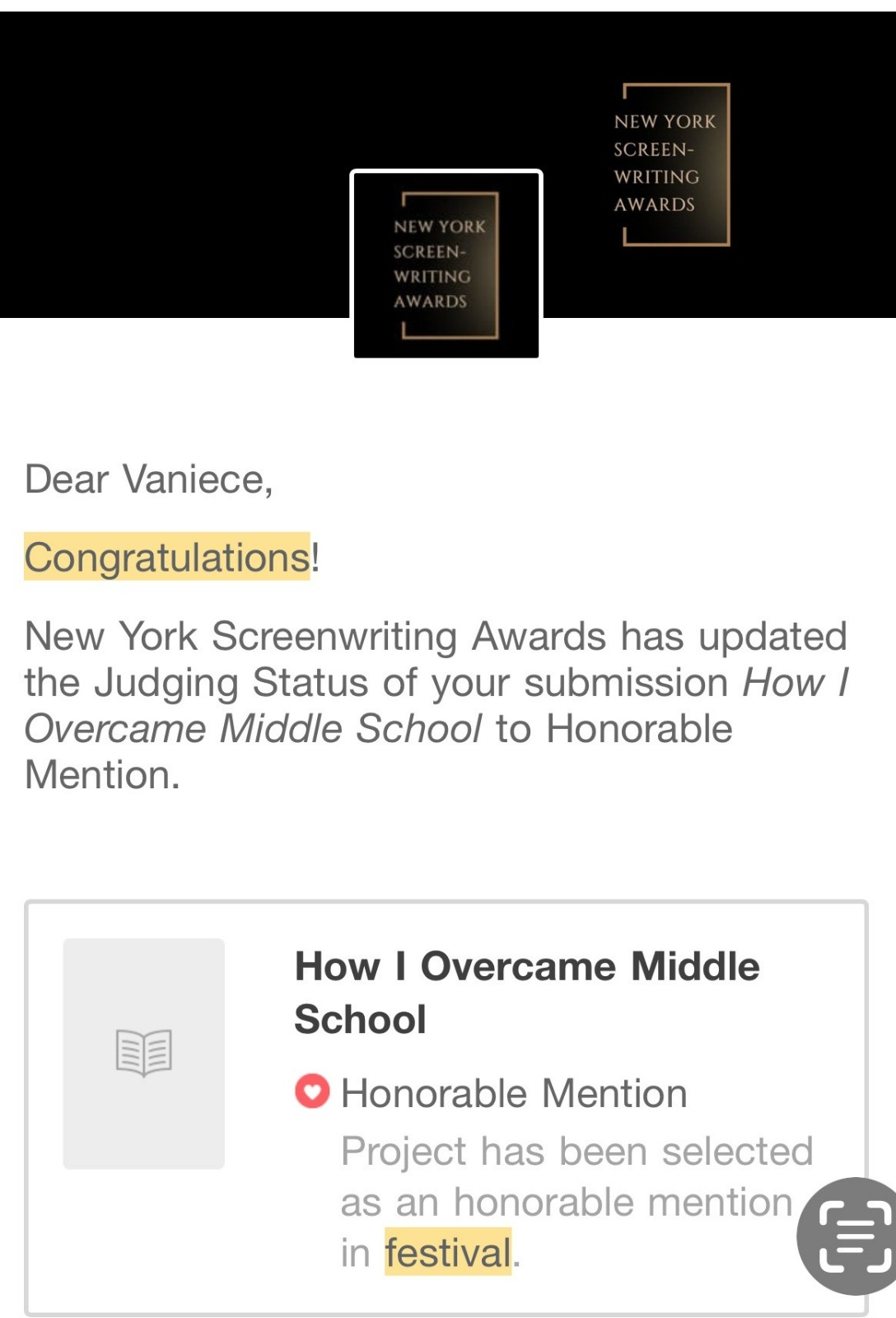 Media Coverage Screenshot 1