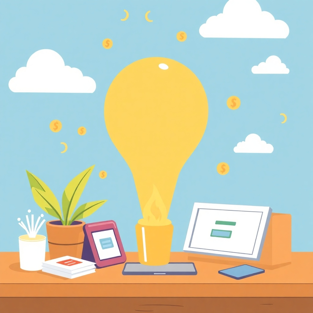 A modern and stylized graphic showing various marketing channels like social media, email, and search engine optimization, all converging to generate traffic and sales.