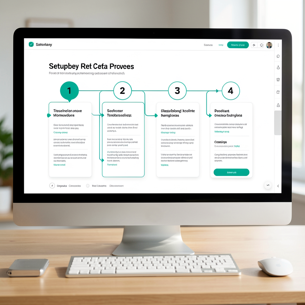UpNext setup process visualization