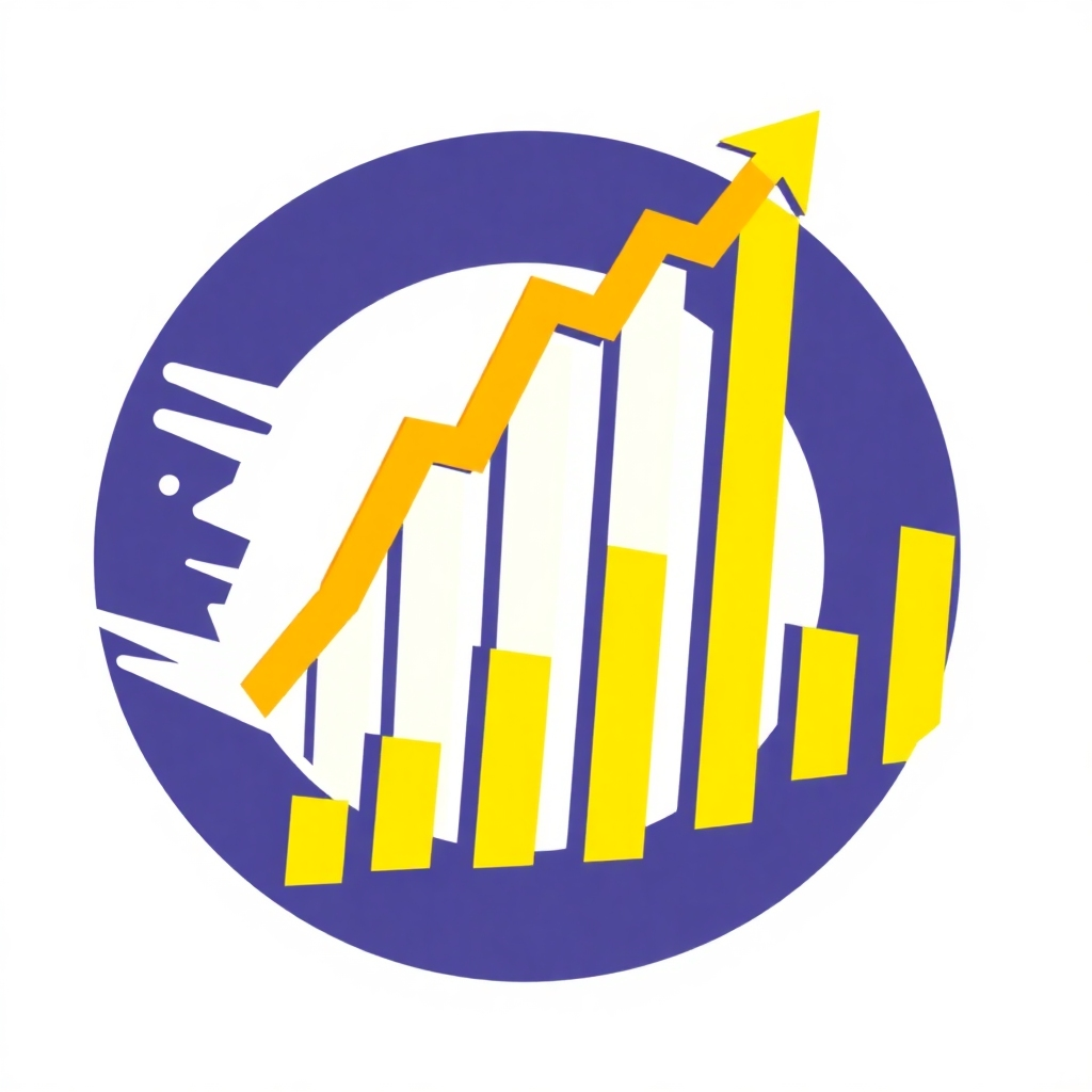 Stylized image with a graph rapidly climbing upwards to symbolize escalating debt and interest. Resolution: 4K, emphasis on dynamic visual communication.