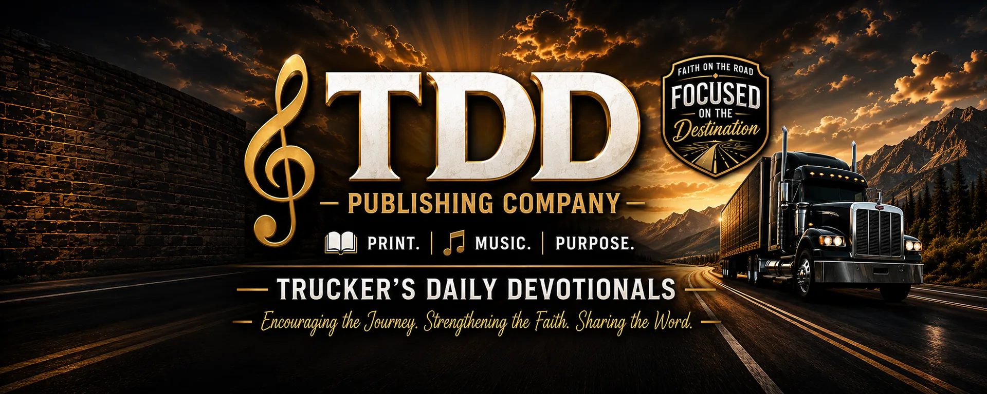 TDD Music and Print Publishing Company — Trucker's Daily Devotionals