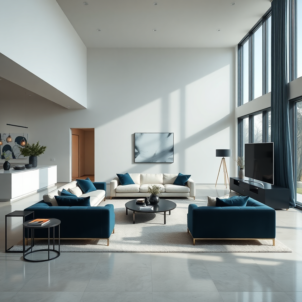 Elegant living room update after