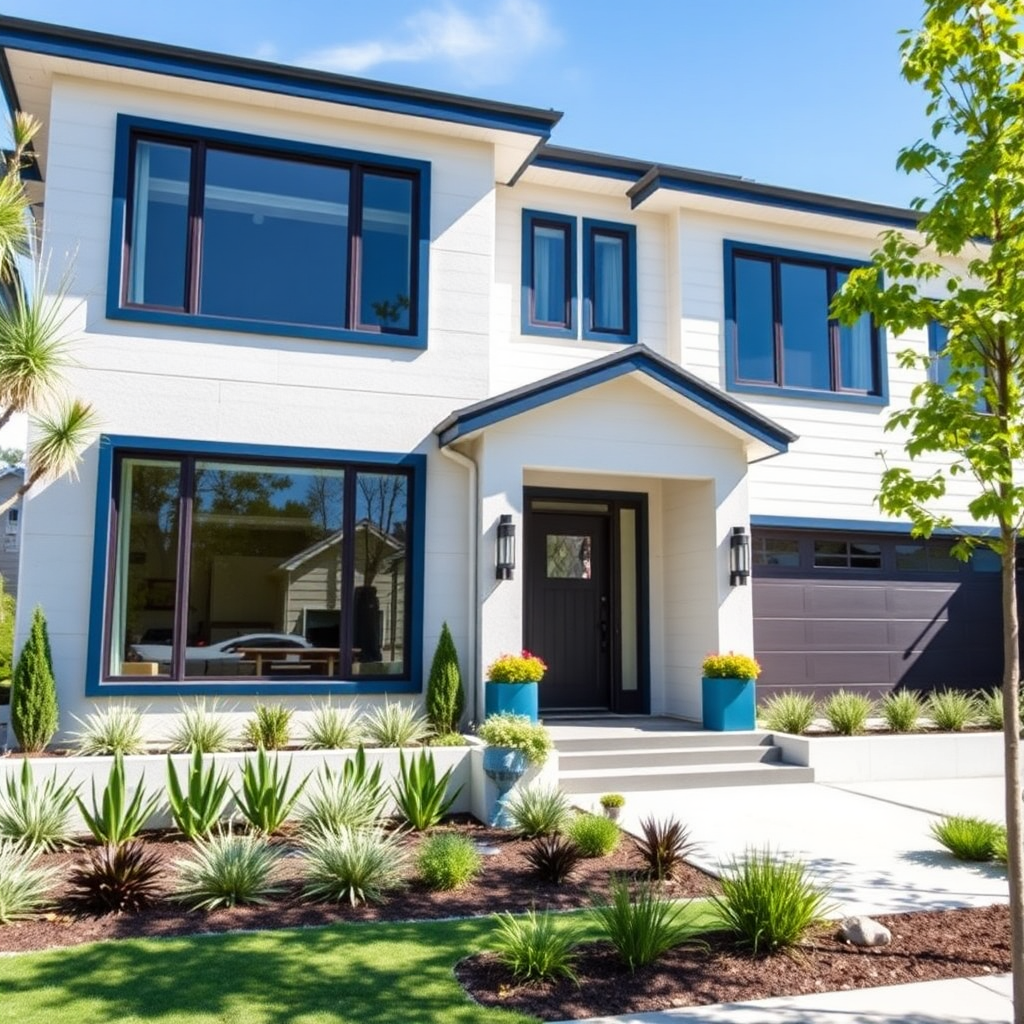 Full home exterior renovation after