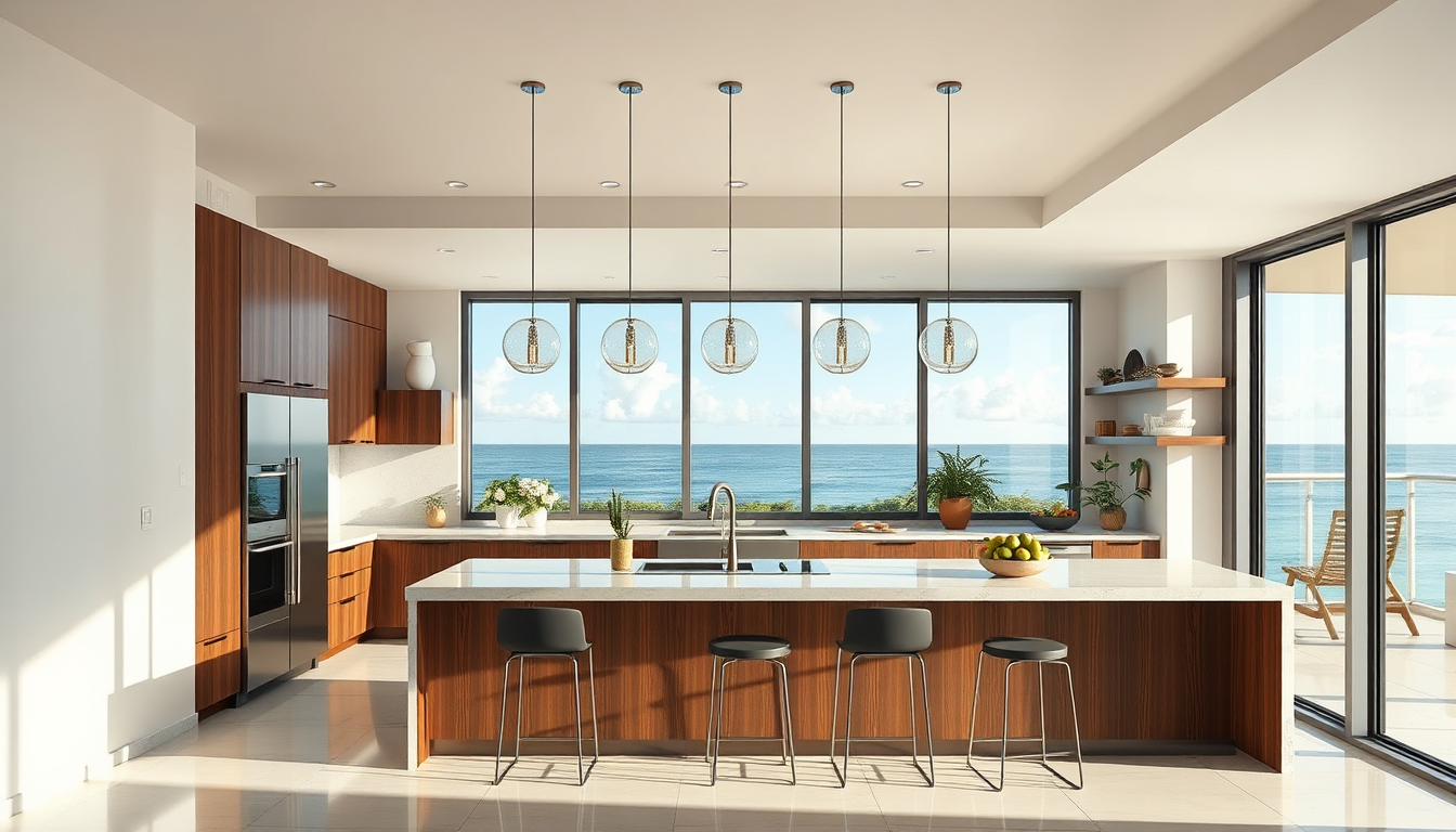 Modern kitchen renovation after