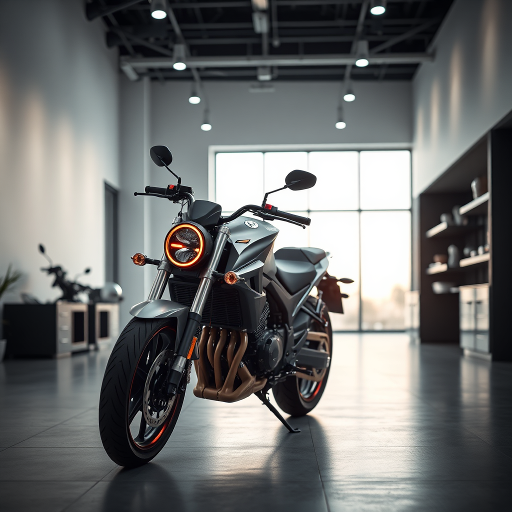 Featured high-end motorcycle