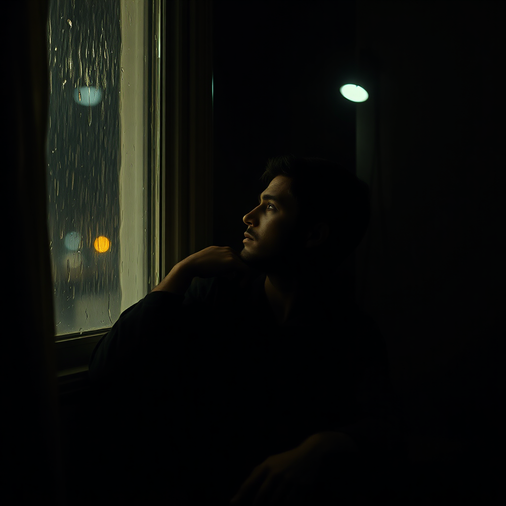 Person in contemplation