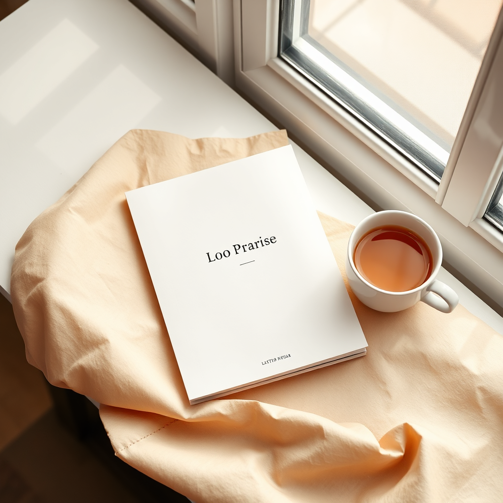 Course lesson cover for gratitude practice module with warm paper texture and refined layout