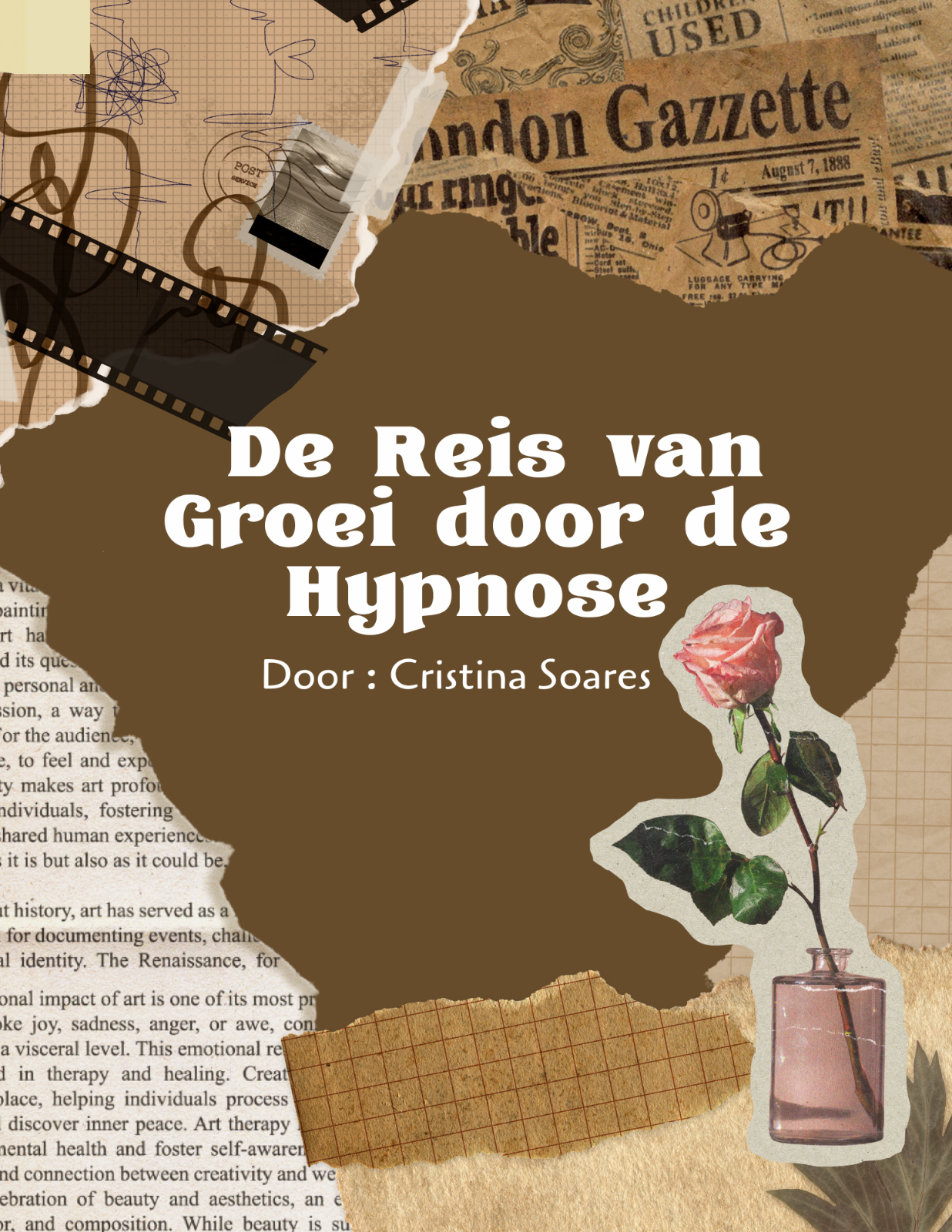 Een gestileerde afbeelding van een vlinder die uit zijn cocon komt. De vlinder moet levendig en kleurrijk zijn en transformatie en verandering symboliseren. De cocon moet dof en levenloos zijn en oude patronen en beperkingenvertegenwoordigers. Het enorme beeld moet een gevoel van hoop en mogelijkheden uitstralen en de kracht van hypnotherapie om positieve verandering teweeg te brengen, vertegenwoordigers.