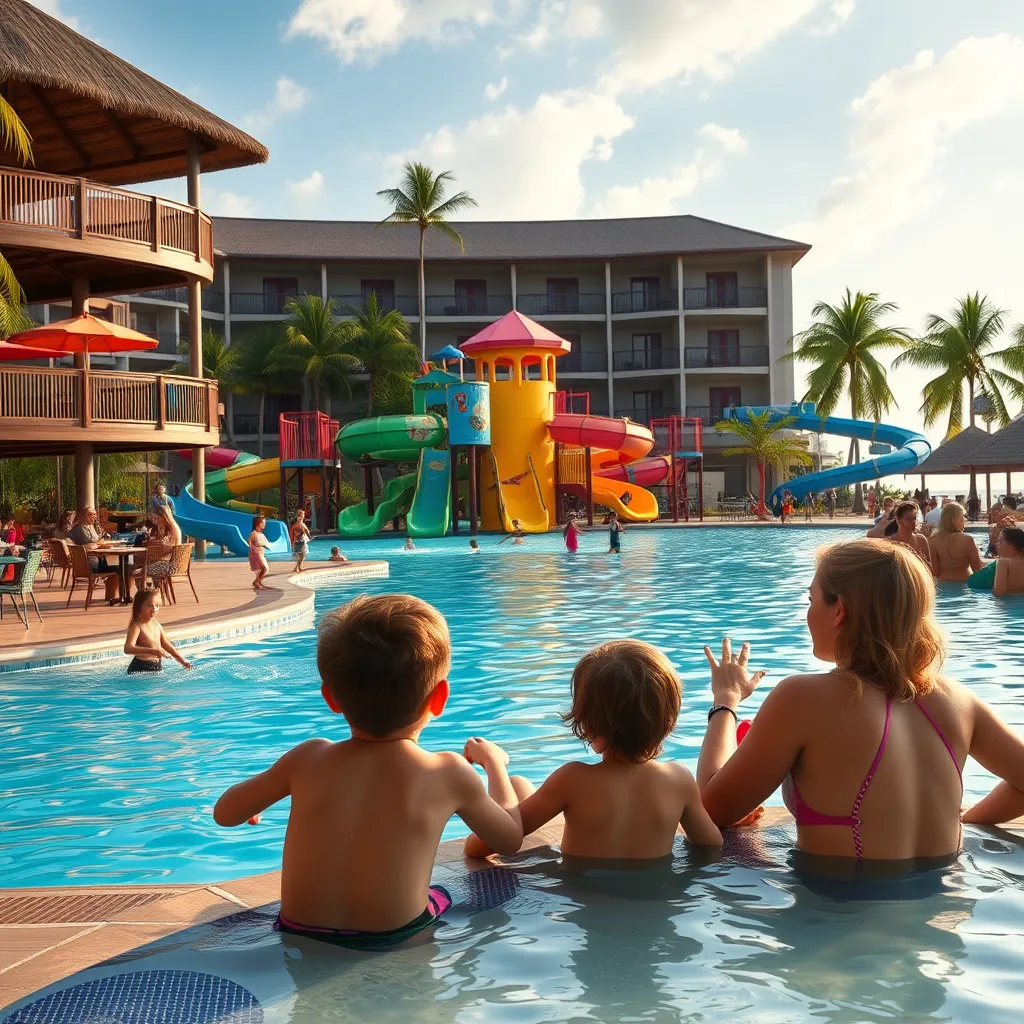 A couple excitedly packing suitcases in a cozy, modern living room. A laptop on the coffee table shows a travel website with 'Last-Minute Cruise Deals' prominently displayed on the screen.