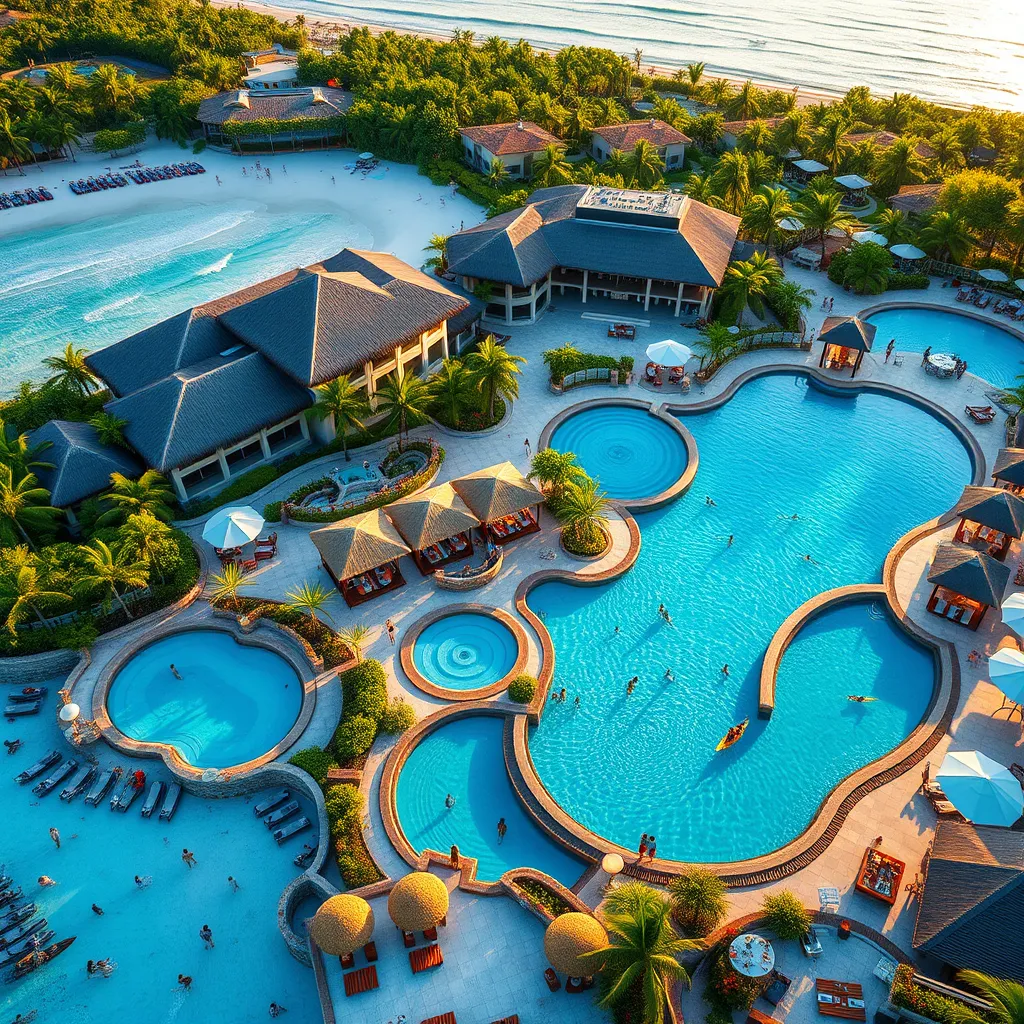 A group of happy travelers holding cruise tickets, with a large banner displaying 'Early-Bird Discounts' in the background. The scene includes a picturesque port with a luxurious cruise ship in the distance.