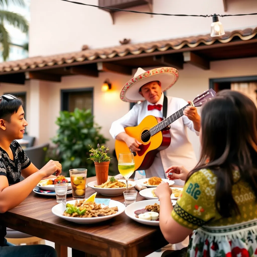 A happy family enjoying various activities on a luxurious cruise ship, including dining, swimming, and sightseeing. An overlay banner reads 'All-Inclusive Packages' with icons representing each activity.