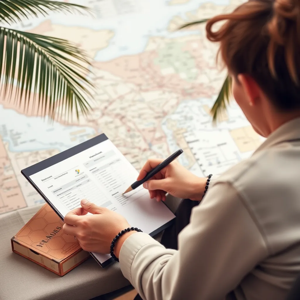 A happy family enjoying various activities on a luxurious cruise ship, including dining, swimming, and sightseeing. An overlay banner reads 'All-Inclusive Packages' with icons representing each activity.