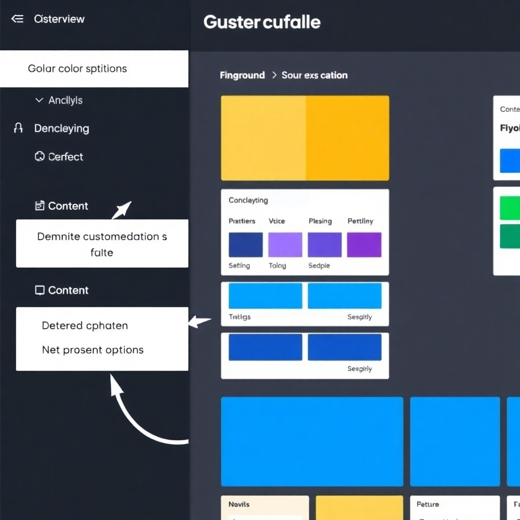 Demonstrate customization options such as color schemes, layouts, and content formats. Highlight the flexibility and adaptability of the service.