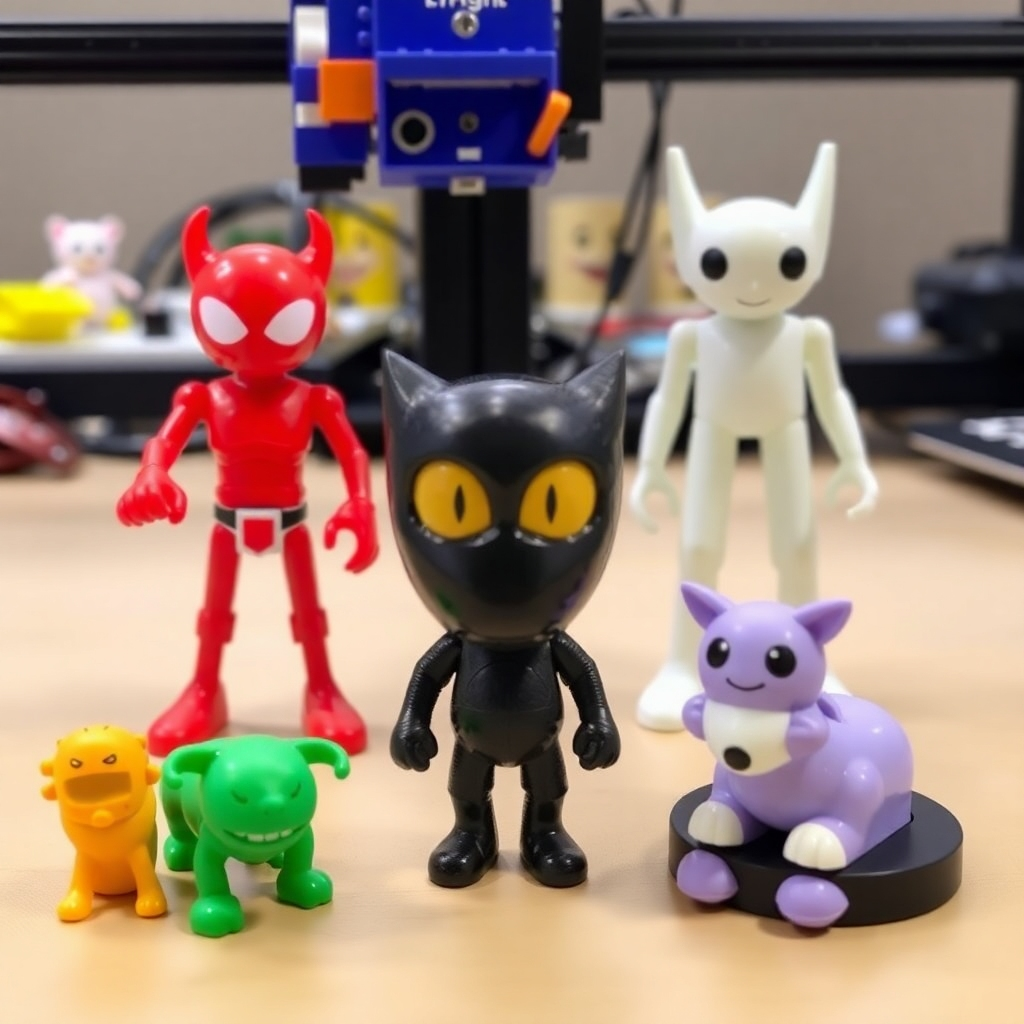 รับปริ้นท์ของเล่น และวัตถุ 3มิติ ด้วยเครื่องพิมพ์ 3D-PLA 