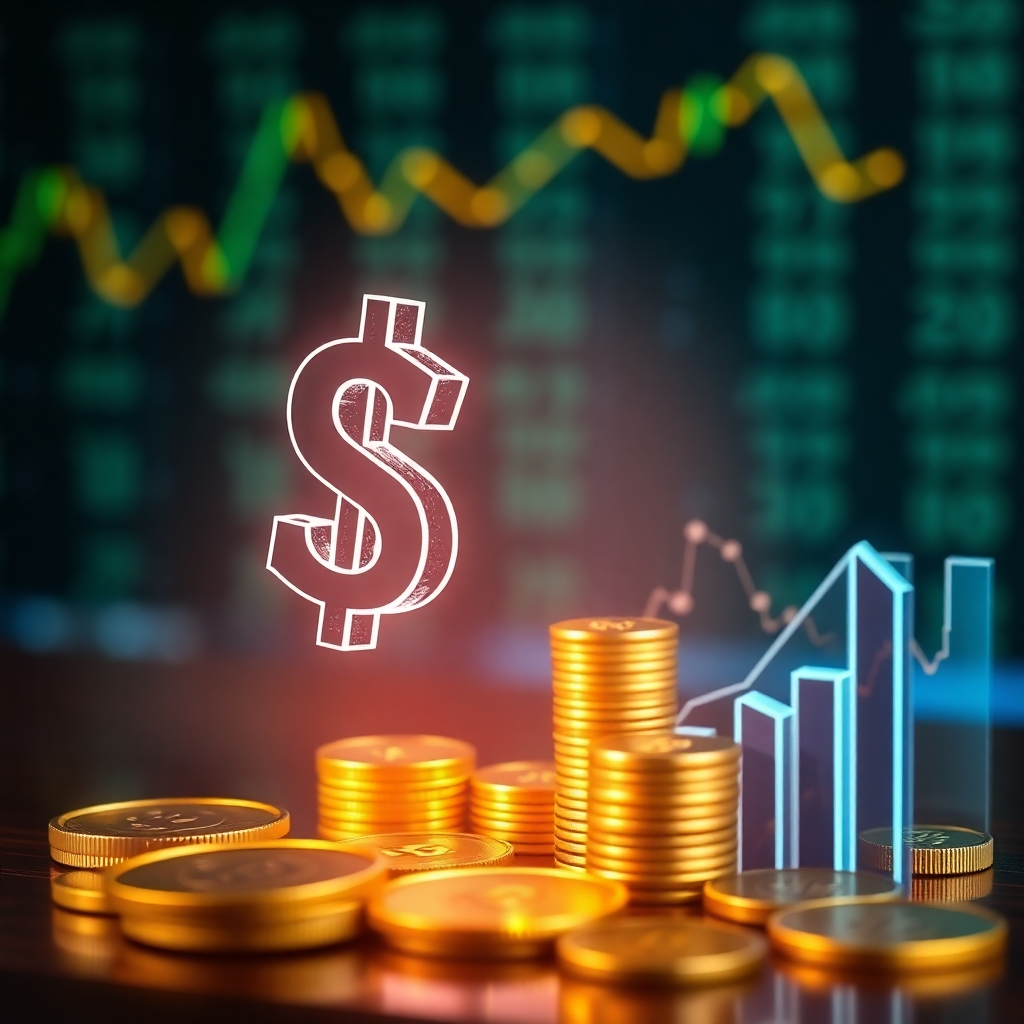 A photorealistic image showcasing accurate financial figures presented in a visually compelling manner. The image should focus on correctness and transparency.