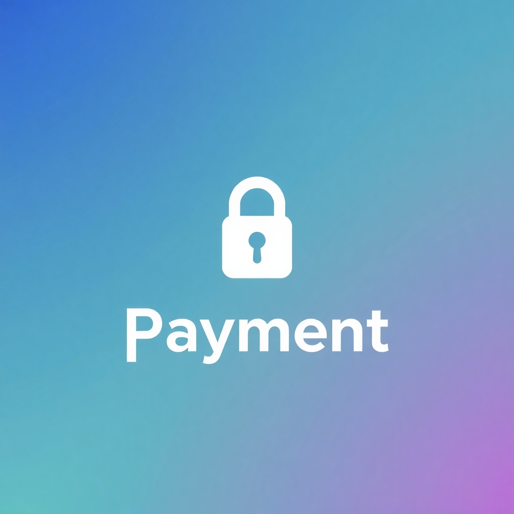 A stylized image of a secure lock icon combined with a payment gateway logo, symbolizing the security and ease of use of our payment platform. The overall style should be simple and clean, focusing on the security and reliability of our payment gateway. The background should be a simple gradient, emphasizing the key elements in the image. The colors should be calming, and the style should be professional and reassuring. The image should use modern graphic elements.
