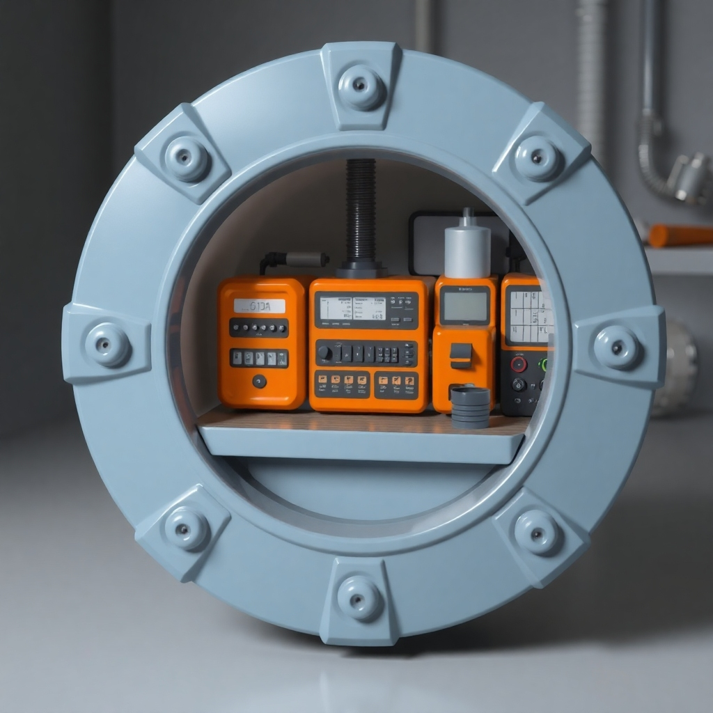 A photorealistic image of a diverse team of developers collaborating around a table, focused on a laptop displaying a clean, modern website design. The background should be a bright, modern office space with natural light.  High resolution, detailed, vibrant colors, sharp focus.