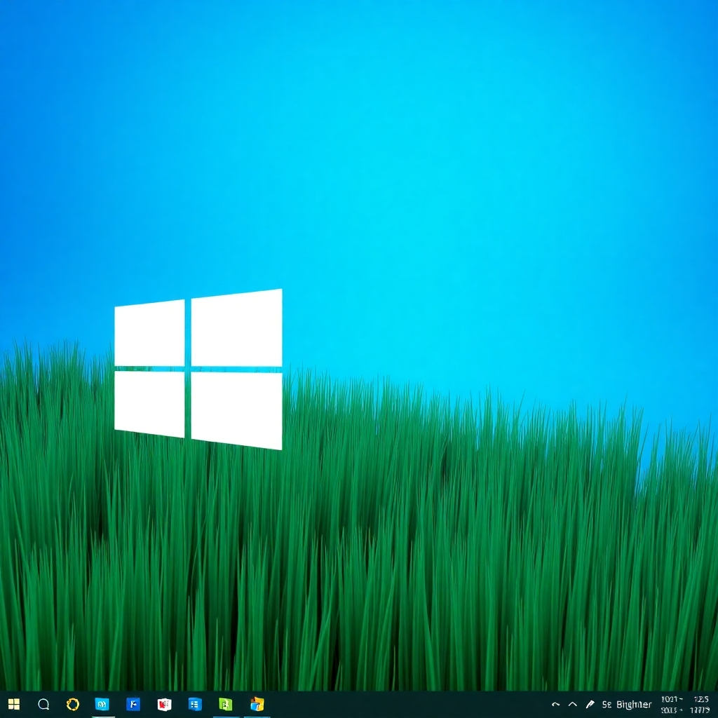 A photorealistic image depicting a team of developers collaborating on various devices (laptop, tablet, smartphone) to develop a sophisticated Windows application. The screen displays code, UI designs, and application architecture diagrams. The background should feature a modern office, emphasizing innovation and technology.