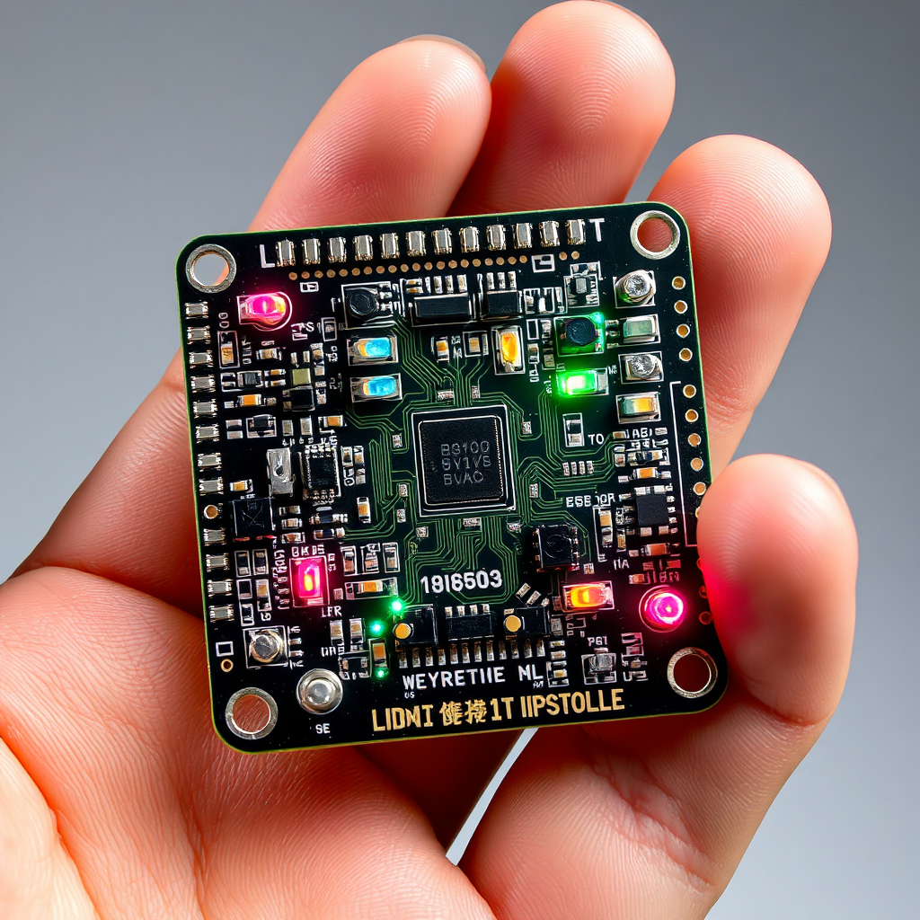 Satellite PCB close-up