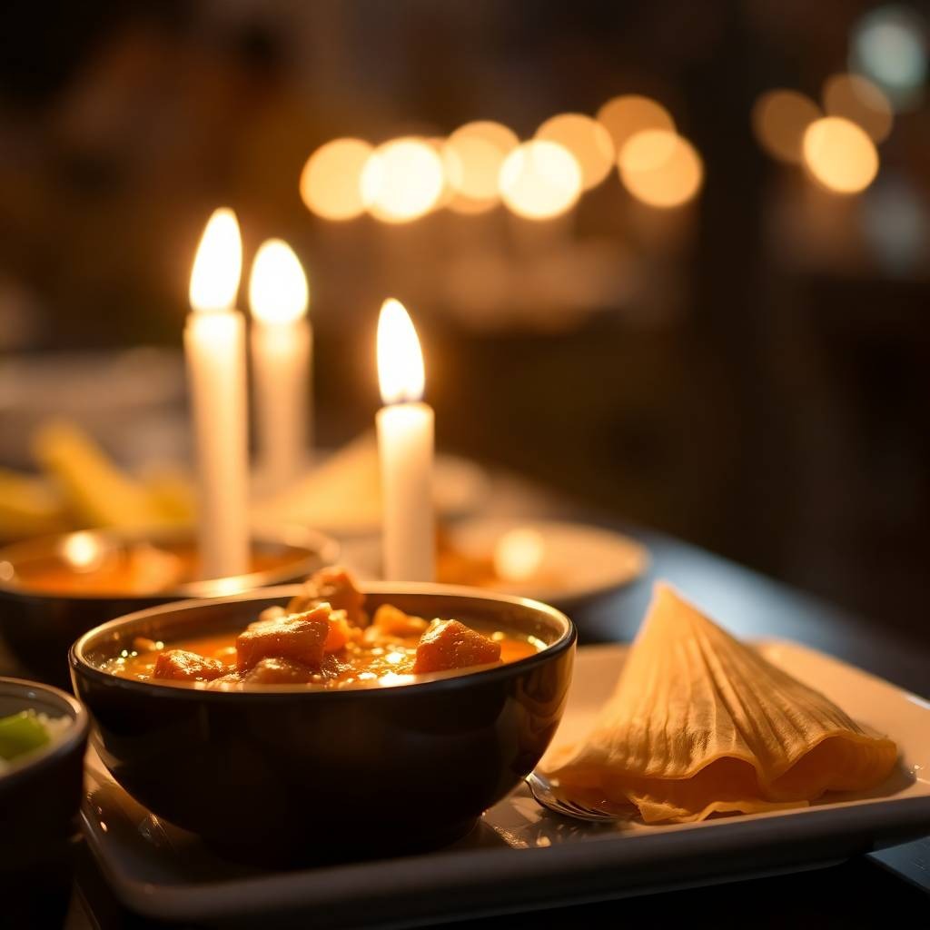 A vibrant display of fresh vegetables, spices, and herbs used in Omega's Specialties' dishes, arranged on a rustic wooden table. Natural, bright lighting. 4K resolution, food photography.