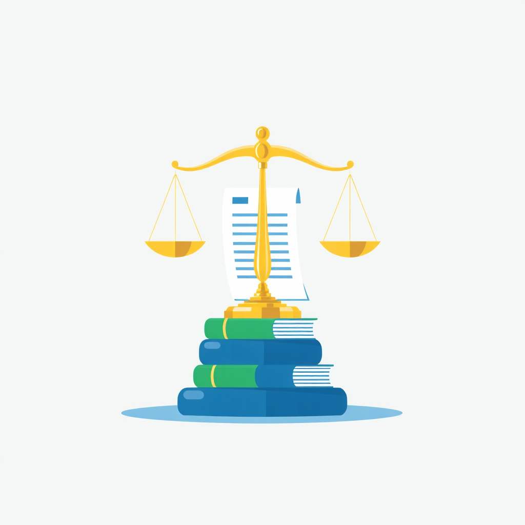 A stylized image depicting a strong foundation made of financial documents, supporting a balanced scale. The scale represents fairness and accuracy. The overall color palette is professional, with blues and greens dominating. The style is modern and clean. The image is high-resolution.