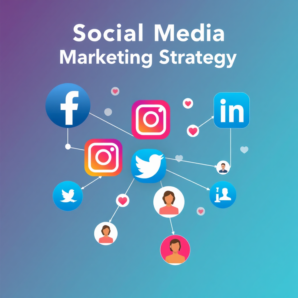 Social media marketing graphic