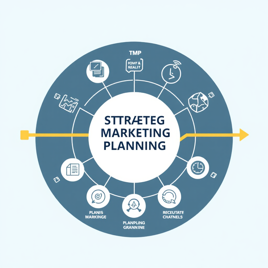 Marketing strategy planning graphic