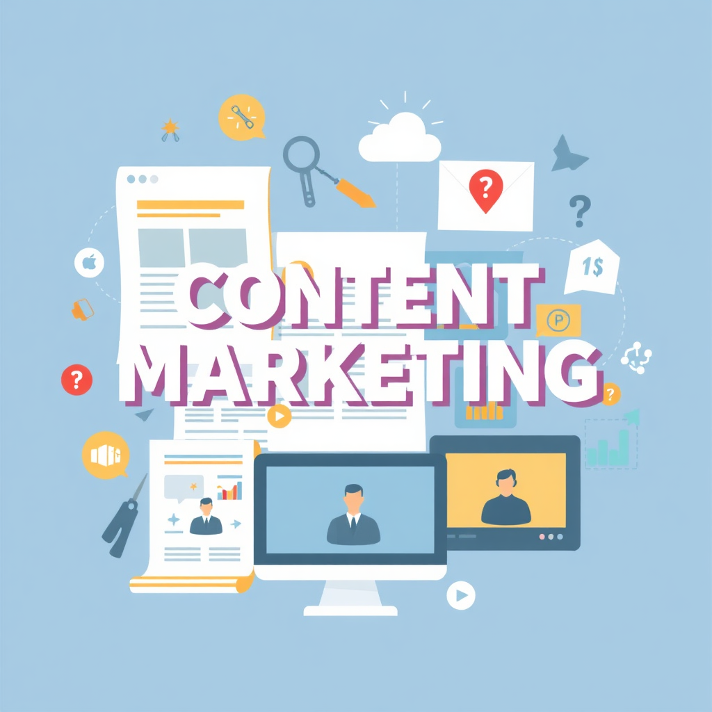 Content marketing graphic