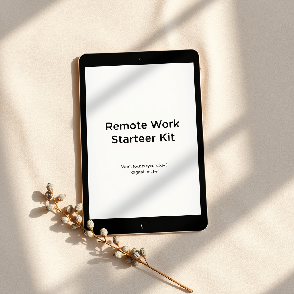 Remote Work Starter Kit Digital Workbook