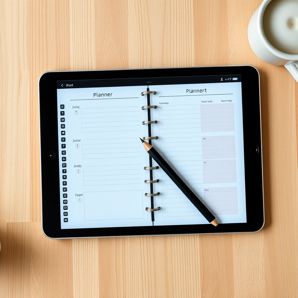 Digital Planner Mockup