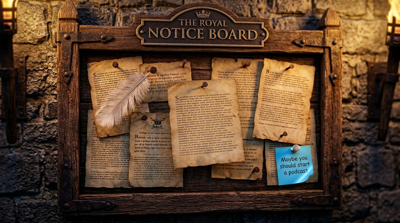 Audience Growth: The Royal Notice Board