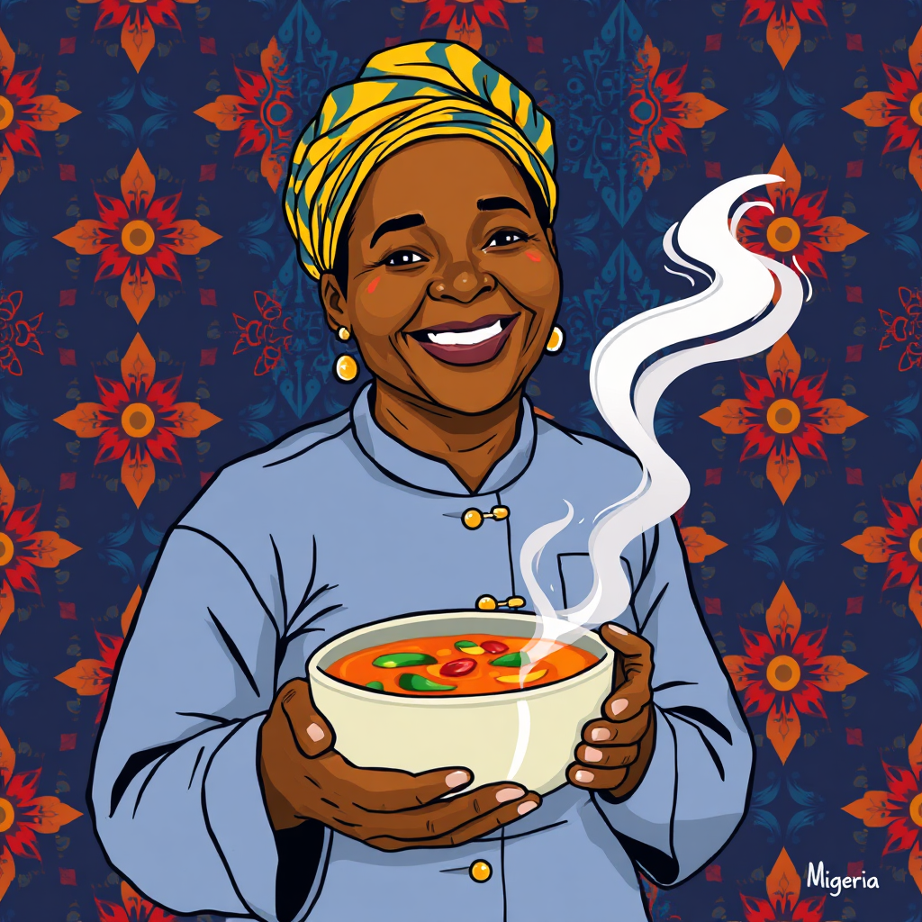 An illustration of Mama Comfort