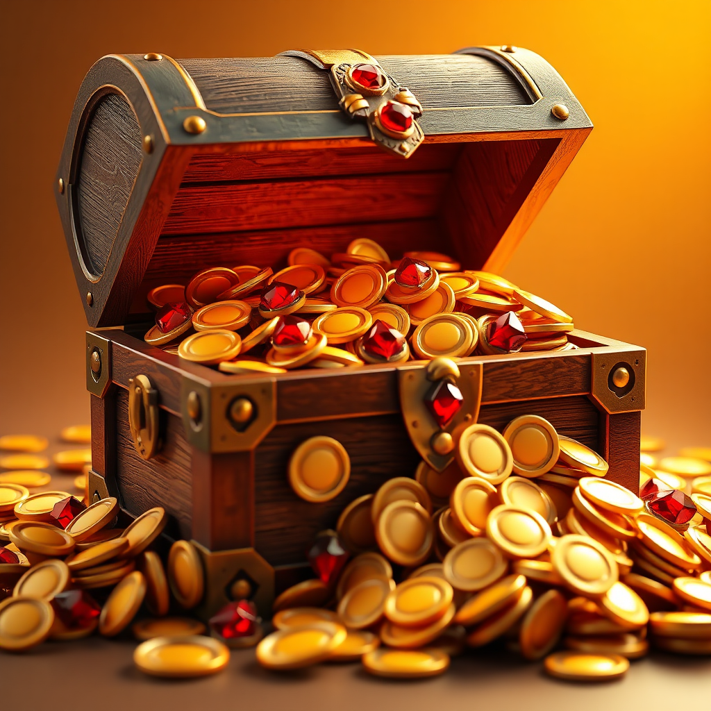 A stylized image of a treasure chest overflowing with gold coins and jewels, symbolizing the wealth of knowledge gained from years of experience. The lighting is warm and inviting, highlighting the treasure. The color palette is dominated by golds and reds. Technical specs: 4K resolution, high quality, 3D rendering.