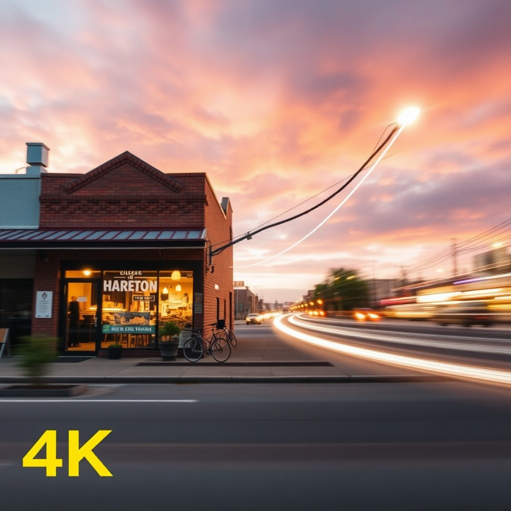 A time-lapse video showing a small business growing from a humble startup to a thriving enterprise, thanks to effective digital marketing strategies. The video is visually engaging and inspiring, showcasing the transformative power of digital marketing. 4K